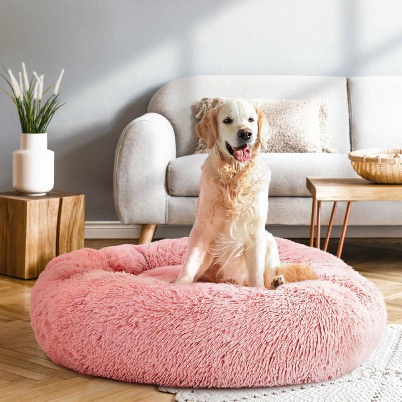 Cat Beds |  Alaunt Dog Beds 90Cm Pet Cat Bed – Pink Large Cat Cat Beds