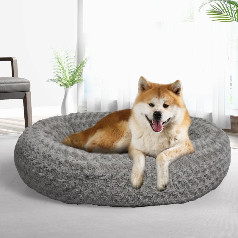 Cat Beds |  Bernese Dog Beds Calming Warm Soft Plush Pet Cat Cave Washable Portable – Grey Xlarge Cat Cat Beds