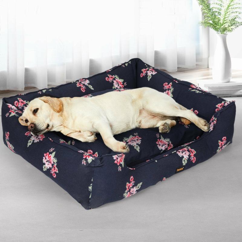 Cat Beds |  Kamchatka Dog Beds Calming Pet Cat Washable Removable Cover Double-Sided Cushion – Navy Xxlarge Cat Cat Beds