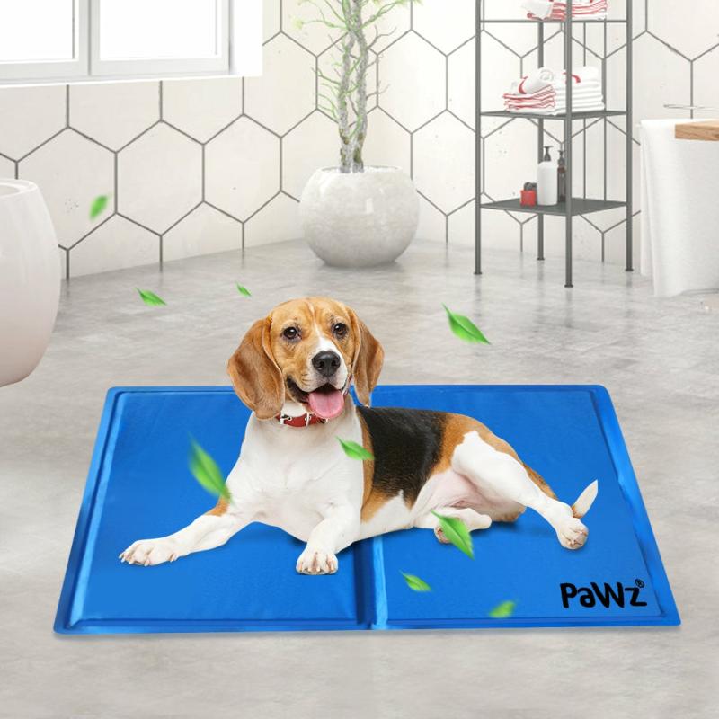 Cat Beds |  Podengo Dog Beds 65X50 Pet Cooling Mat Gel Mats Cool Pad Puppy Cat Non-Toxic Summer Pads – Blue Cat Cat Beds