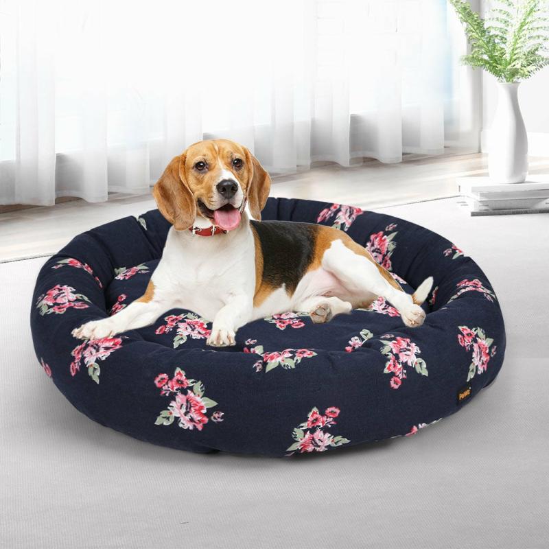 Cat Beds |  Weimaraner Dog Beds Calming Pet Cat Washable Portable Round Kennel Summer Outdoor – Navy Large Cat Cat Beds