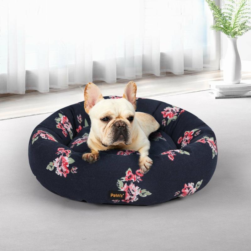 Cat Beds |  Weimaraner Dog Beds Calming Pet Cat Washable Portable Round Kennel Summer Outdoor – Navy Small Cat Cat Beds