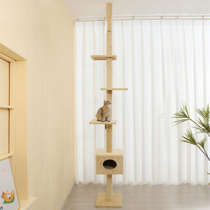 Cat Scratchers & Trees |  Cat Scratching Post Tree Cubby House Condo Furniture Scratcher 248-288 High Cat Cat Scratchers & Trees