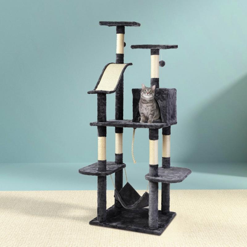 Cat Scratchers & Trees |  Cat Tree 171Cm Trees Scratching Post Scratcher Tower Condo House Furniture Wood Cat Cat Scratchers & Trees