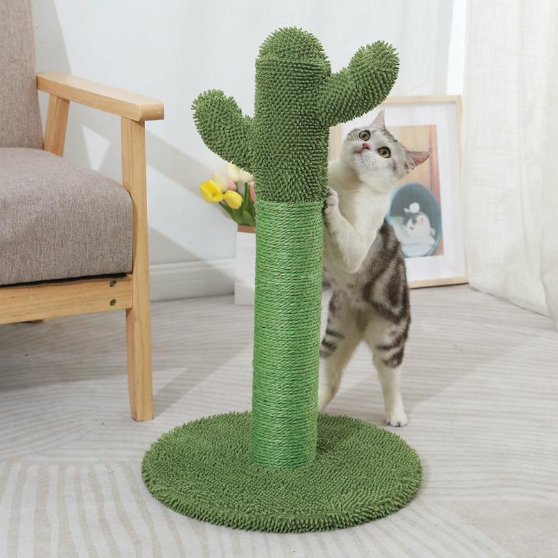 Cat Scratchers & Trees |  Kitten Climbing Scratcher Cactus Cat Scratching Posts Pole Tree Furniture Toys Cat Cat Scratchers & Trees